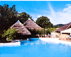 Seychelles is noted for hotels with well designed and spacious pools.