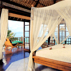 The stunning villa bedroom, helps keep the romance in your life, ideal honeymoon resort.